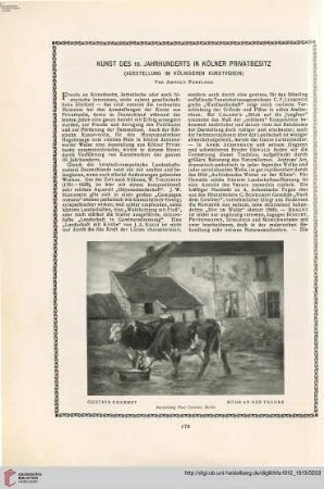 28: Kunst des 19. Jahrhunderts in Kölner Privatbesitz : (Ausstellung im Kölnischen Kunstverein)