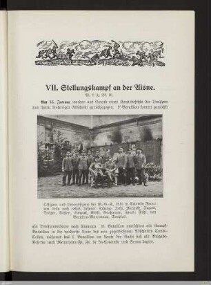 VII. Stellungskampf an der Aisne