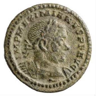 Münze, Follis (Follaro), Sommer 307 n. Chr.