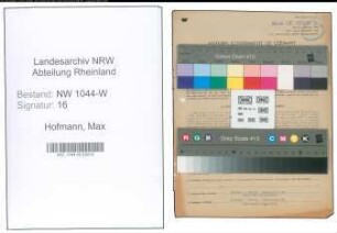 Entnazifizierung Max Hofmann , geb. 30.05.1892 (Gemeindevertreter)