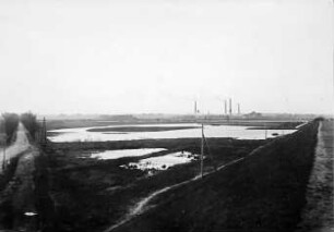 Bau der Leineflutbrücke bei Seelze/Mittellandkanal