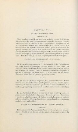 Capítulo VIII. Plantas medicinales