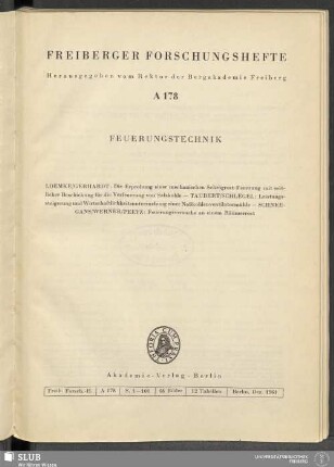 Feuerungstechnik