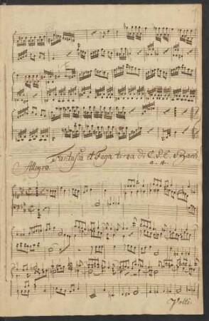 Fantasien and Fugen. Auszüge; org; c-Moll; H 75.5; Wq 119/7