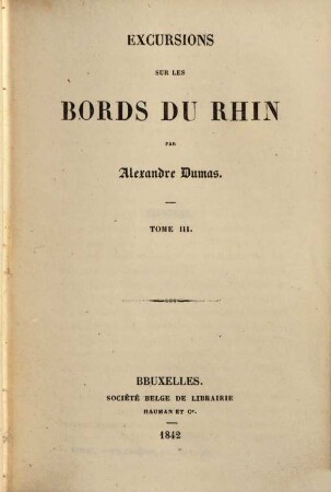 Excursions sur les bords du Rhin, 3