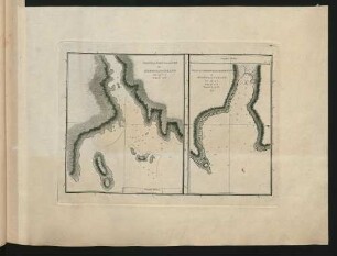 3. Sketch of Port Palliser on Kerguelen's-Land - Plan of Christmas Harbour on Kerguelen's-Land.