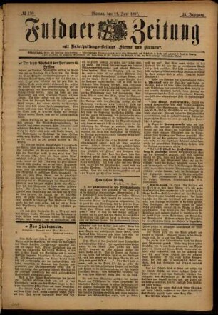 Ausgabe vom Montag, den 21. Juni 1897.