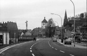 Freiburg: Trasse auf der Brücke