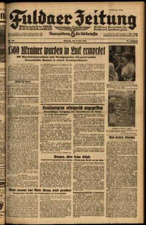 Ausgabe vom Dienstag, den 08. Juli 1941.