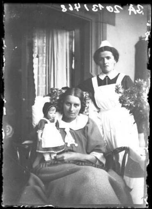 Krankenschwester und Patientin