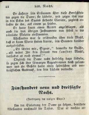Fünfhundert neun und dreißigste Nacht