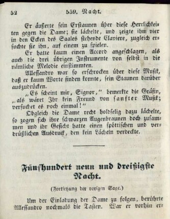 Fünfhundert neun und dreißigste Nacht