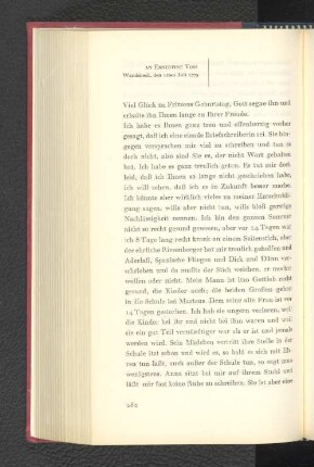 An Ernestine Voss Wandsbeck, den 12. Juli 1779