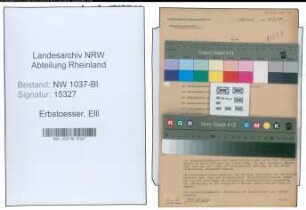 Entnazifizierung Elli Erbstoesser , geb. 01.07.1907 (Buchhalterin)