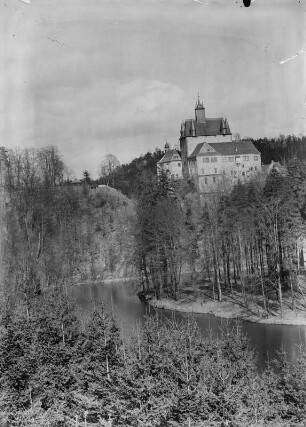 Burg Kriebstein : Blick zur Burg Kriebstein