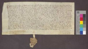 Margarethe, Tochter des verstorbenen Johann von Schopfheim, Bürgers zu Rheinfelden, gibt dem Deutschen Orden zu Beuggen aufgrund eines Gelübdes zu einem Almosen nach ihrem Tod Gülten von Gütern in der Gemarkung von Minseln, 12 Viernzel Dinkel 8 Viernzel Haber, 22 Hühner und 120 Eier jährlich.