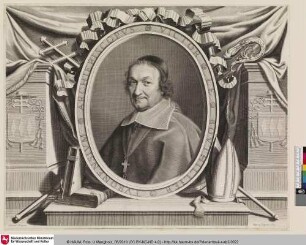 VICTOR LE BOVTHILLIER TVRONENSIVM ARCHIEPISCOPVS ; [Bouthillier (Victor Le), Archevêque de Tours]