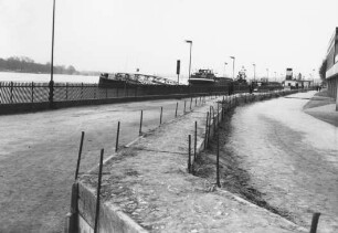 Hochwasser im Februar 1970 am Mittelrhein