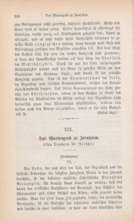 246-262 Das Mariengrab zu Jerusalem : II.