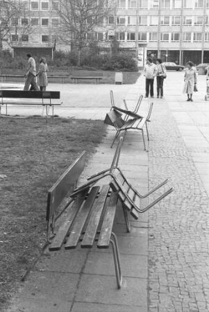 Sitzmobiliar am Friedrichsplatz