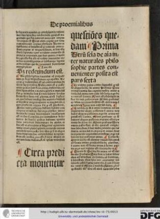 Prima utrum scientia de anima inter naturales philosophie partes convenienter posita est pars sexta.