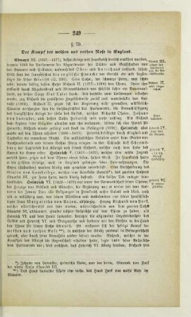 § 79. Der Kampf der weißen und rothen Rose in England