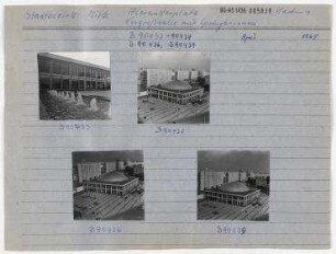 Haus des Lehrers mit Kongresshalle. Berlin, Mitte, Alexanderplatz/Alexanderstraße
