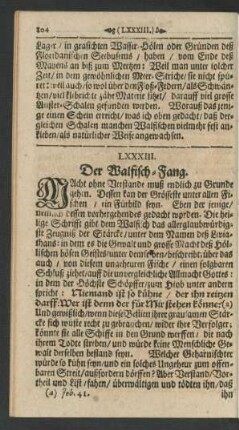 LXXXIII. Der Walfisch-Fang.