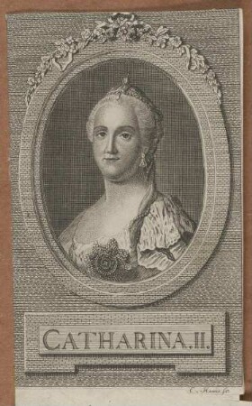 Bildnis der Catharina II., Zarin von Russland