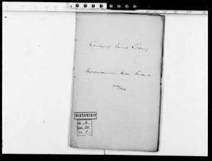 Korrespondenz des Landgrafen Ernst Ludwig mit seinem Bruder Friedrich (19 Briefe)