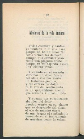 Misterios de la vida humana