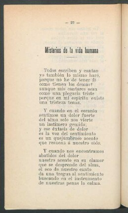 Misterios de la vida humana