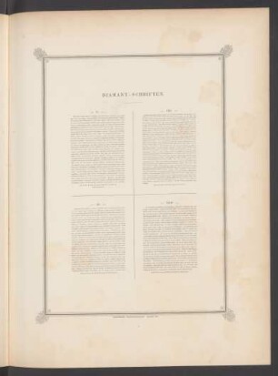 Diamant-Schriften