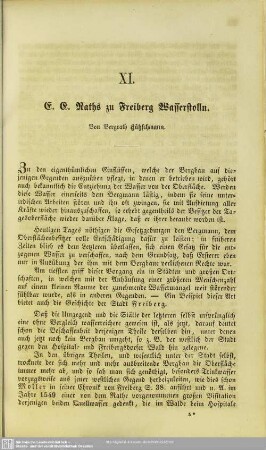 E. E. Raths zu Freiberg Wasserstolln