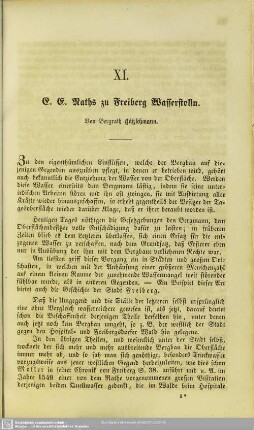 E. E. Raths zu Freiberg Wasserstolln