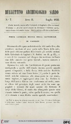 Porta laterale destra della cattedrale di Cagliari