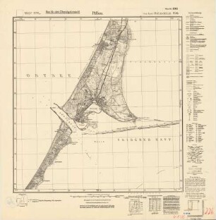 1385 (alte Nr.: 226) Pillau, Meßtischblatt (4cm - Karte)