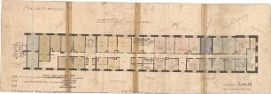 Landbauamt München; München; Prinz-Carl-Palais, Umbauten - Langbau (Grundriss 2. OG)