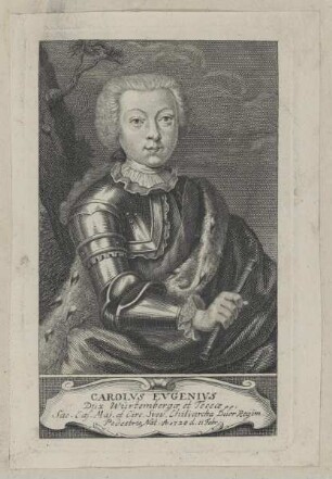 Bildnis des Carolvs Evgenivs, Herzog von Württemberg