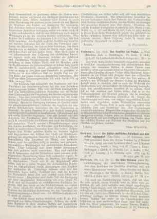 586-588 [Rezension] Harnack, Adolf, Ein jüdisch-christliches Psalmbuch aus dem ersten Jahrhundert
