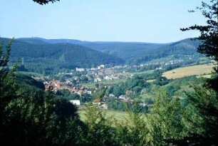 Blick auf Geraberg von Heubachsruh
