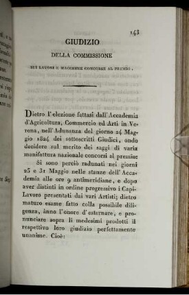 Giudizio Della Commissione