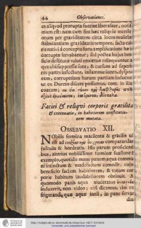 Observatio XII.