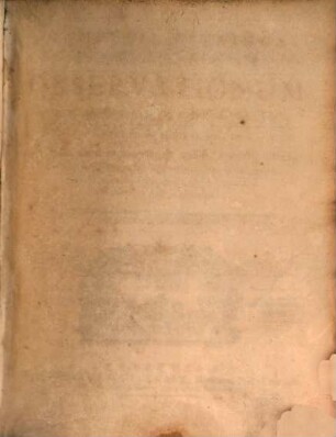 Sacrarum observationum libri sex