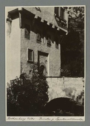 Brücke zum Schloss in Rothenburg