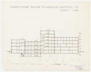 Nachrichtentechnische Institute der Technischen Universität Berlin Vorentwurf C: Schnitt 1:200