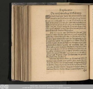 Explicatio Die nothwendige Erklärung.