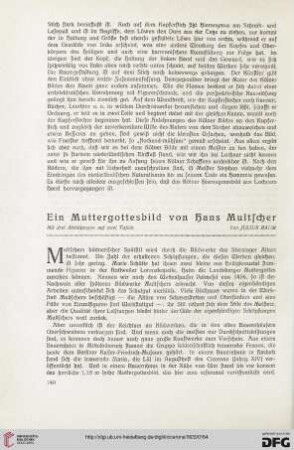 15: Ein Muttergottesbild von Hans Multscher