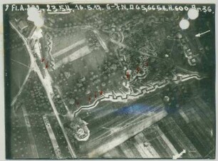 Foto des "Abschnitts Nord" nördlich des Rhein-Rhone-Kanals (Luftbild)