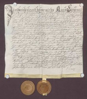 Hans Jakob Kautz zu Helmlingen verkauft der Kichenschaffnei Bischofsheim benannte Güter zu Helmlingen um 50 fl.
